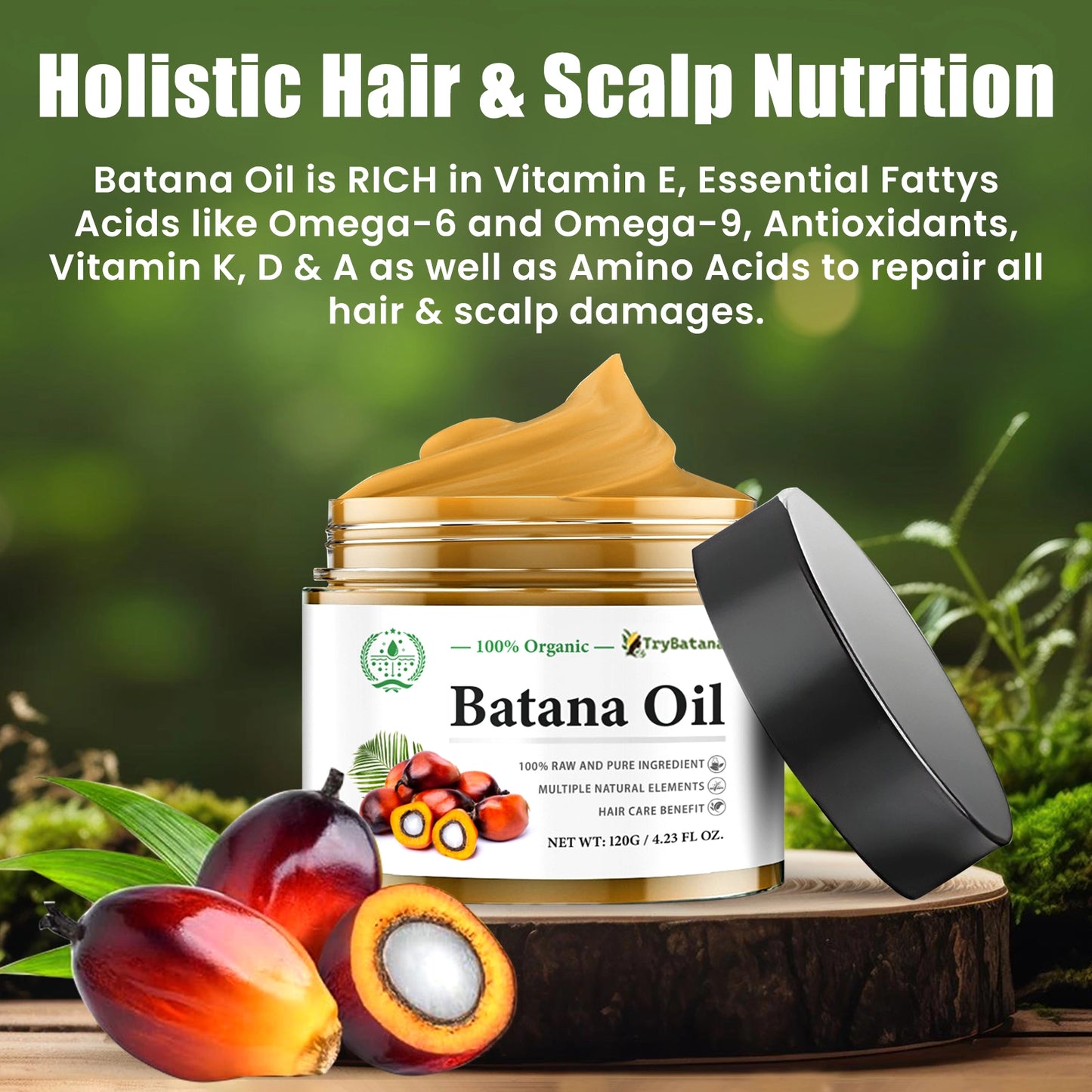 Hair Growth Batana Oil Butter (Dr. Sebi Approved)