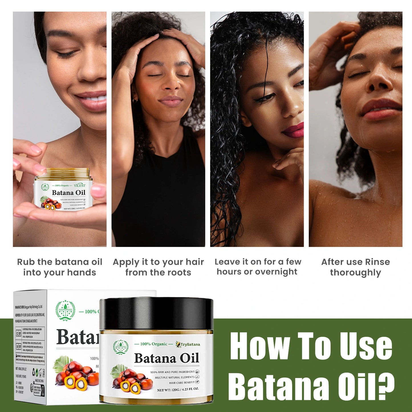 Hair Growth Batana Oil Butter (Dr. Sebi Approved)