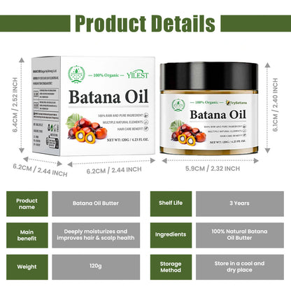 Hair Growth Batana Oil Butter (Dr. Sebi Approved)